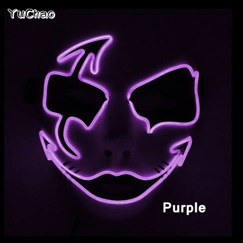 Mask Demon Slayer glowing Masquerade