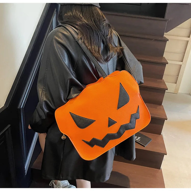 Shoulder Bag Halloween Three-dimensional Pumpkin