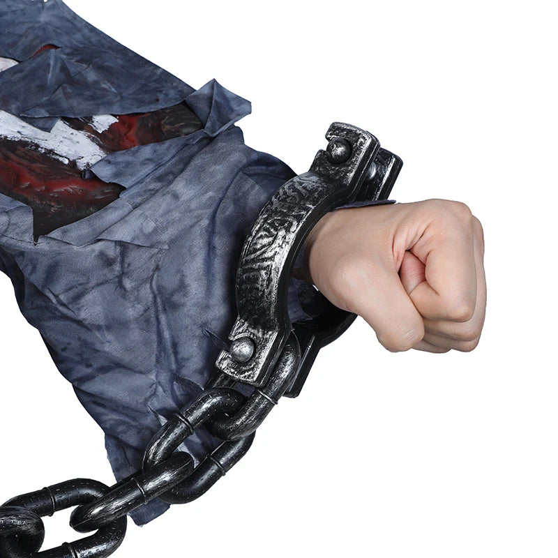 Halloween Fake Chains Haunted House Horror Props Home Decoration Prisoner