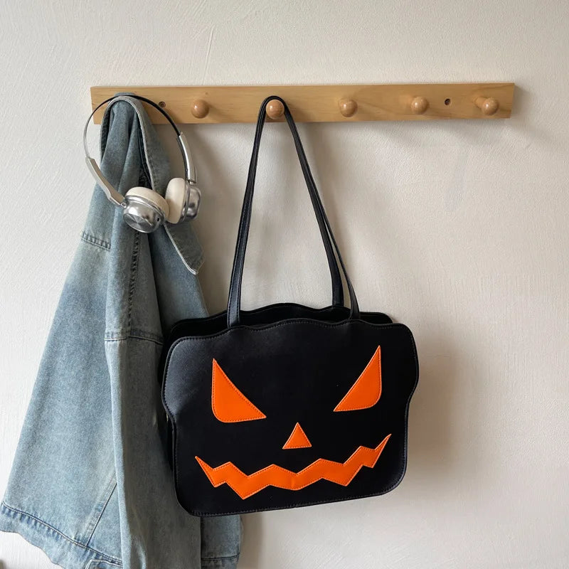 Shoulder Bag Halloween Three-dimensional Pumpkin