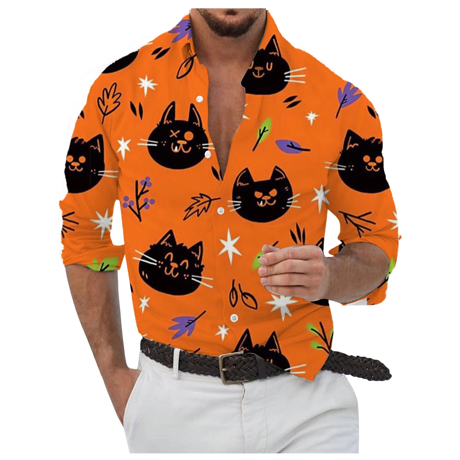 Halloween Funny Patterns Casual Men's
