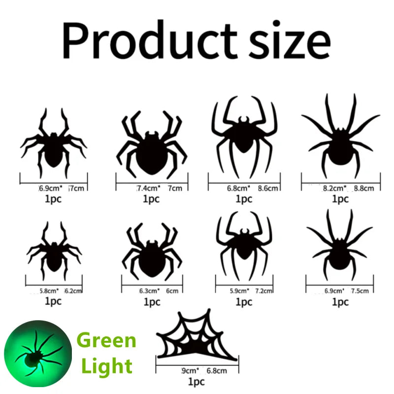 LED Bats Spider Decor