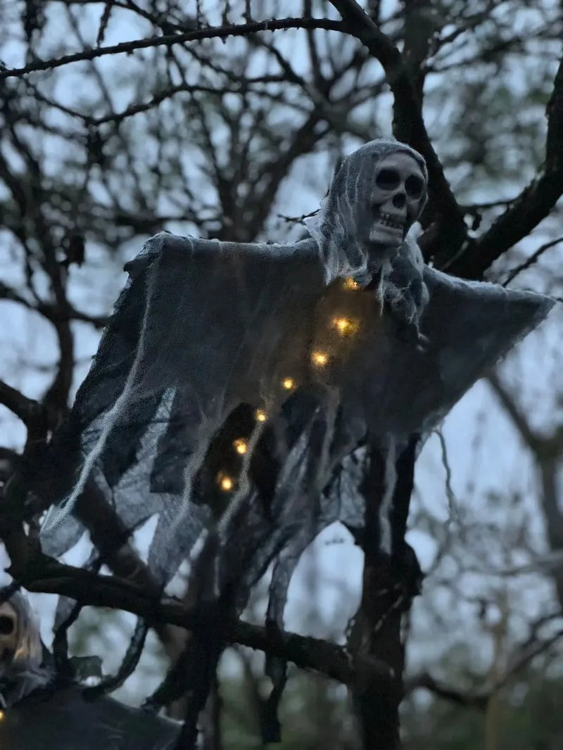 1PCS Halloween Skeleton Ghost Decoration Ghost with LED