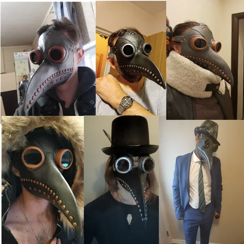 Steampunk Plague Mask & Cloak - Classic