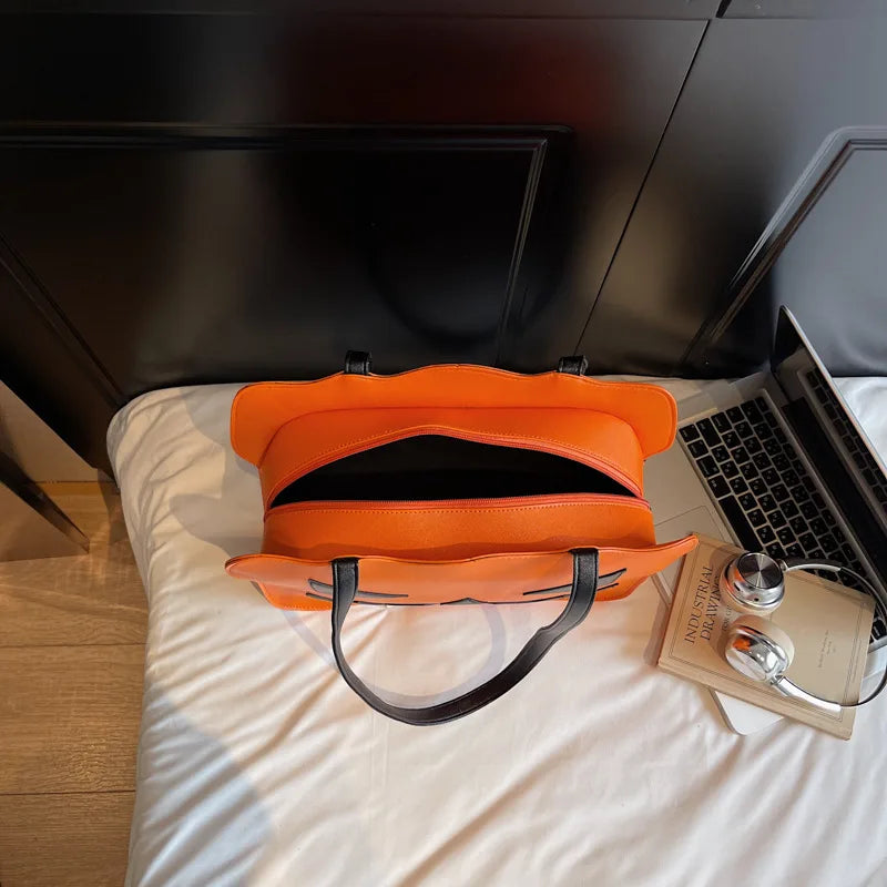 Shoulder Bag Halloween Three-dimensional Pumpkin