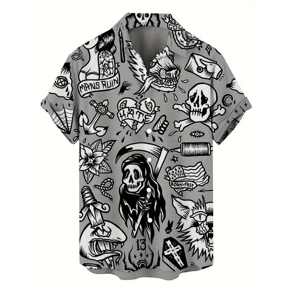Skull 3D Printed Men's