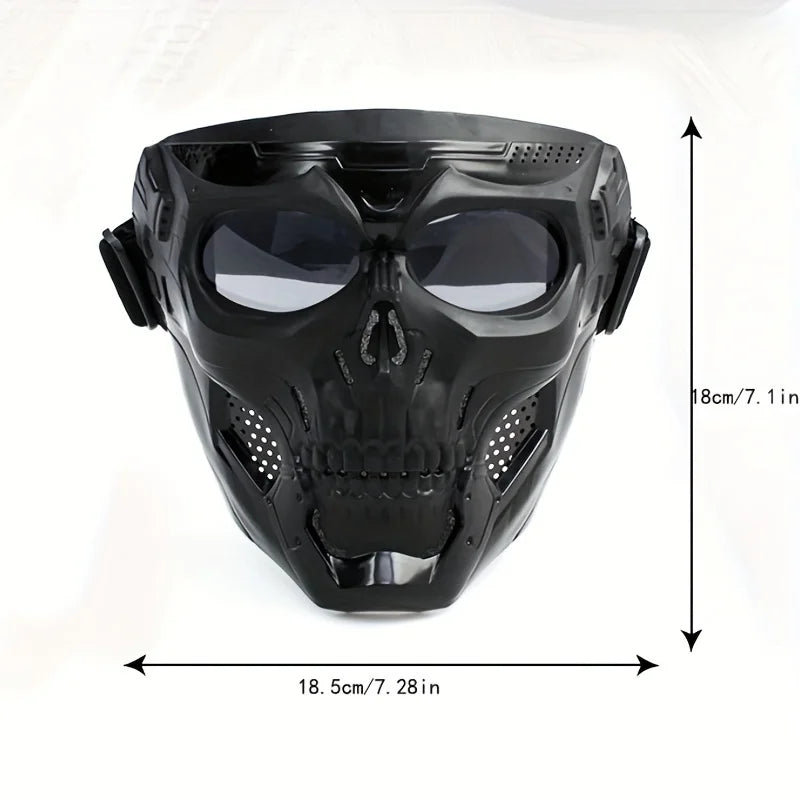 Motorcycle skull mask wind goggles