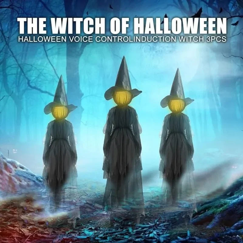 3PCS Halloween Colourful Glow