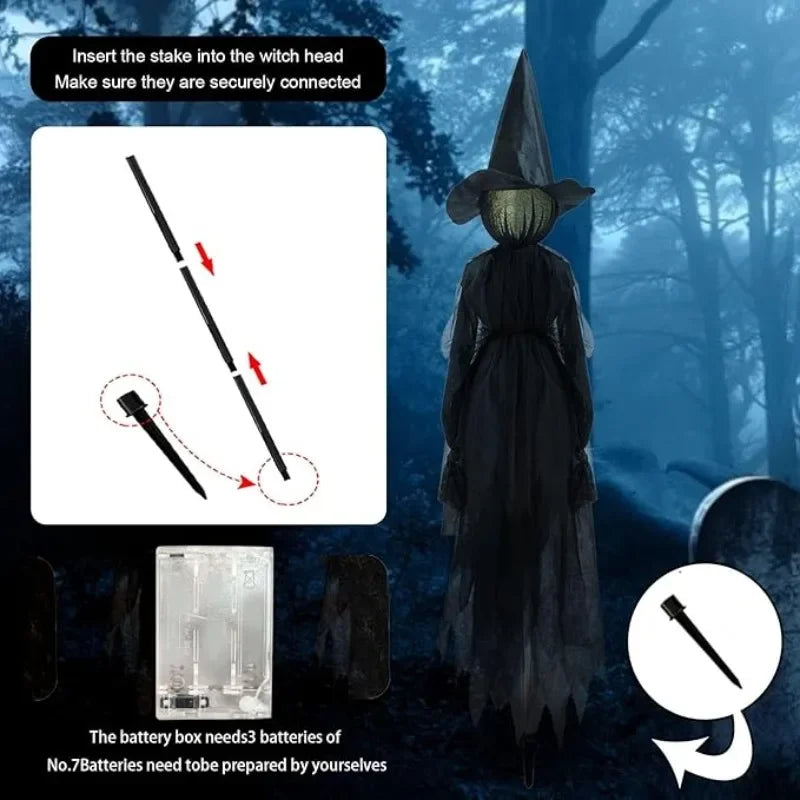 3PCS Halloween Colourful Glow