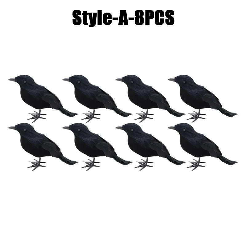 Simulation Black Crow Halloween Black Crow Props