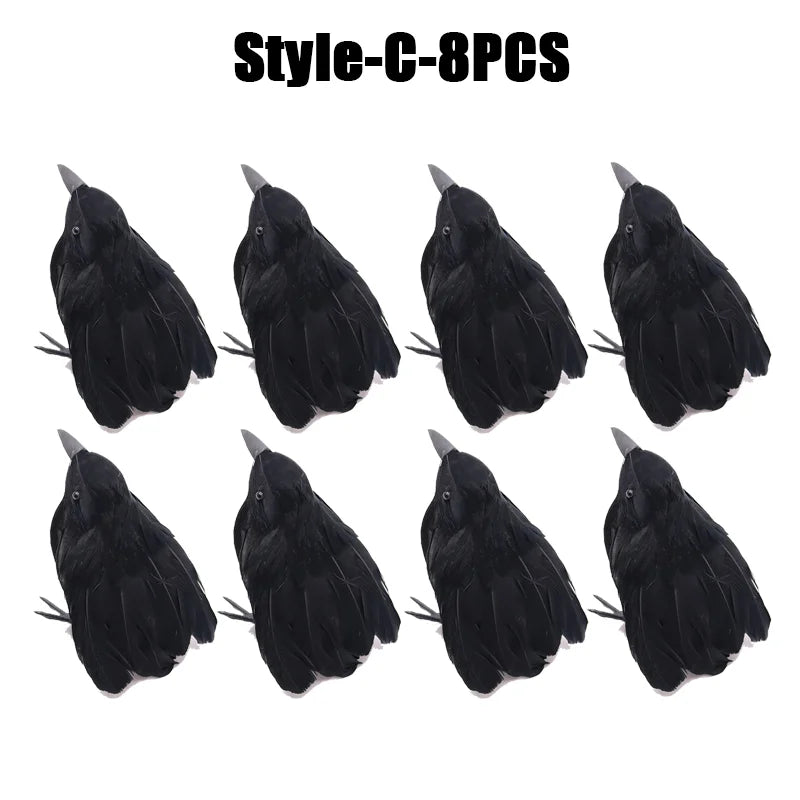 Simulation Black Crow Halloween Black Crow Props
