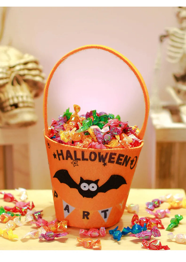Halloween Theme Candy Bucket Bag