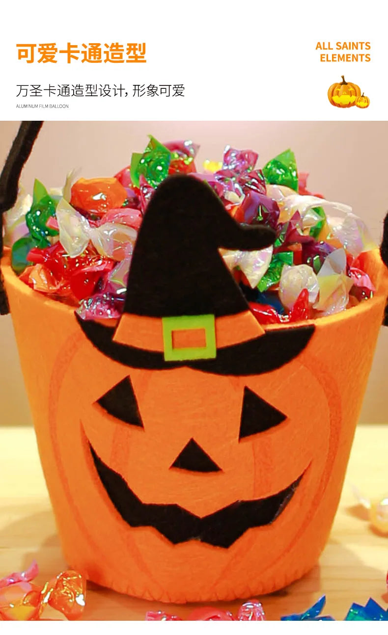 Halloween Theme Candy Bucket Bag